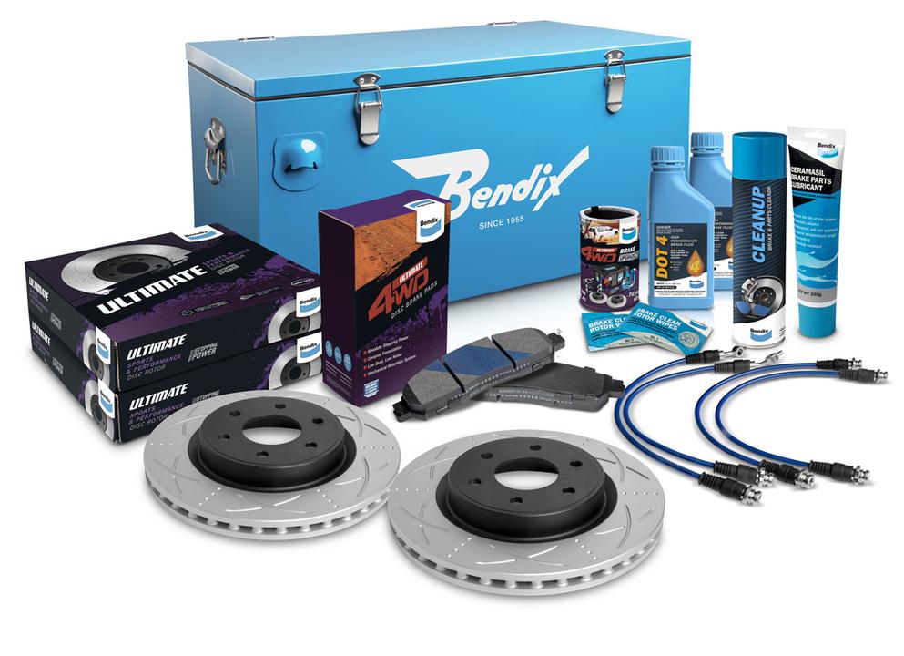 Bendix Ultimate 4x4 Brake Upgrade Kit Front (Suits 2"" Lift) U4WD-BUK12+2