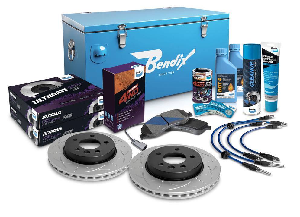 Bendix Ultimate 4x4 Brake Upgrade Kit Front (Suits 2"" Lift) U4WD-BUK14+2