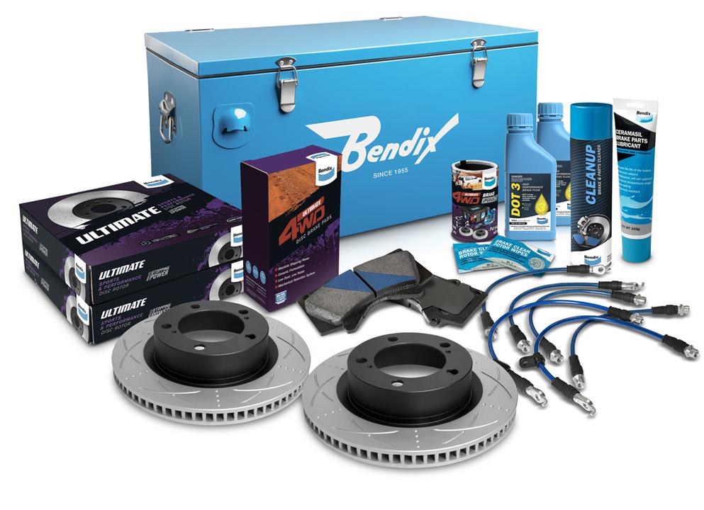 Bendix Ultimate 4x4 Brake Upgrade Kit Front (Suits 2"" Lift) U4WD-BUK15+2