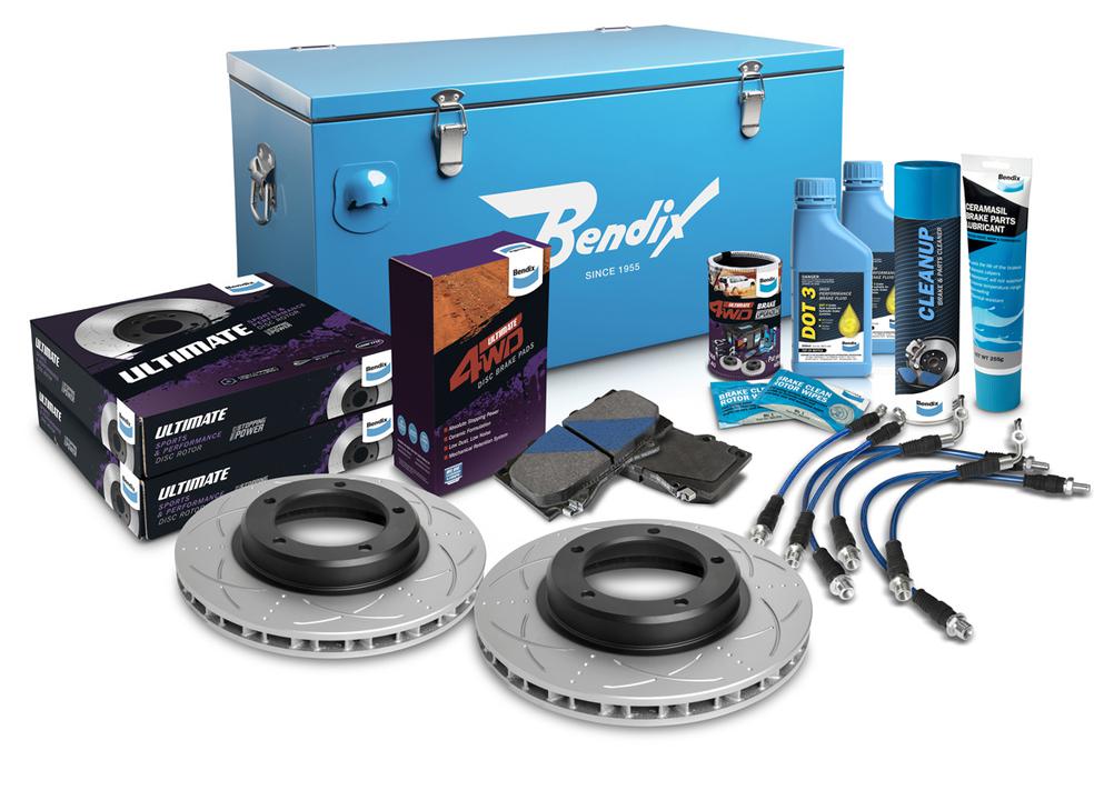 Bendix Ultimate 4x4 Brake Upgrade Kit Front U4WD-BUK16