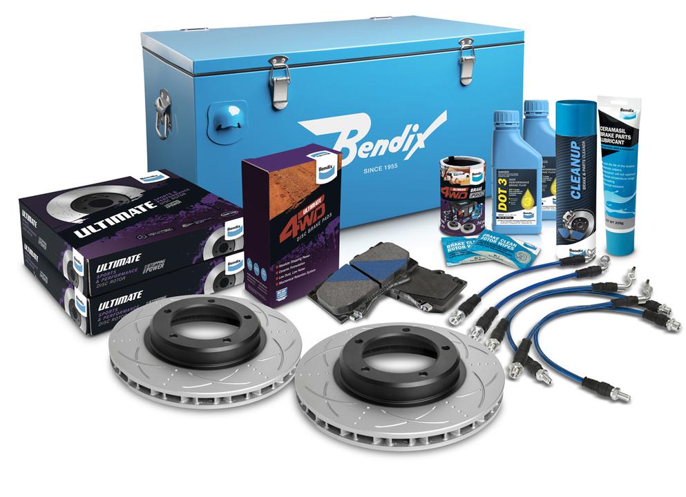 Bendix Ultimate 4x4 Brake Upgrade Kit Front (Suits 2"" Lift) U4WD-BUK16+2