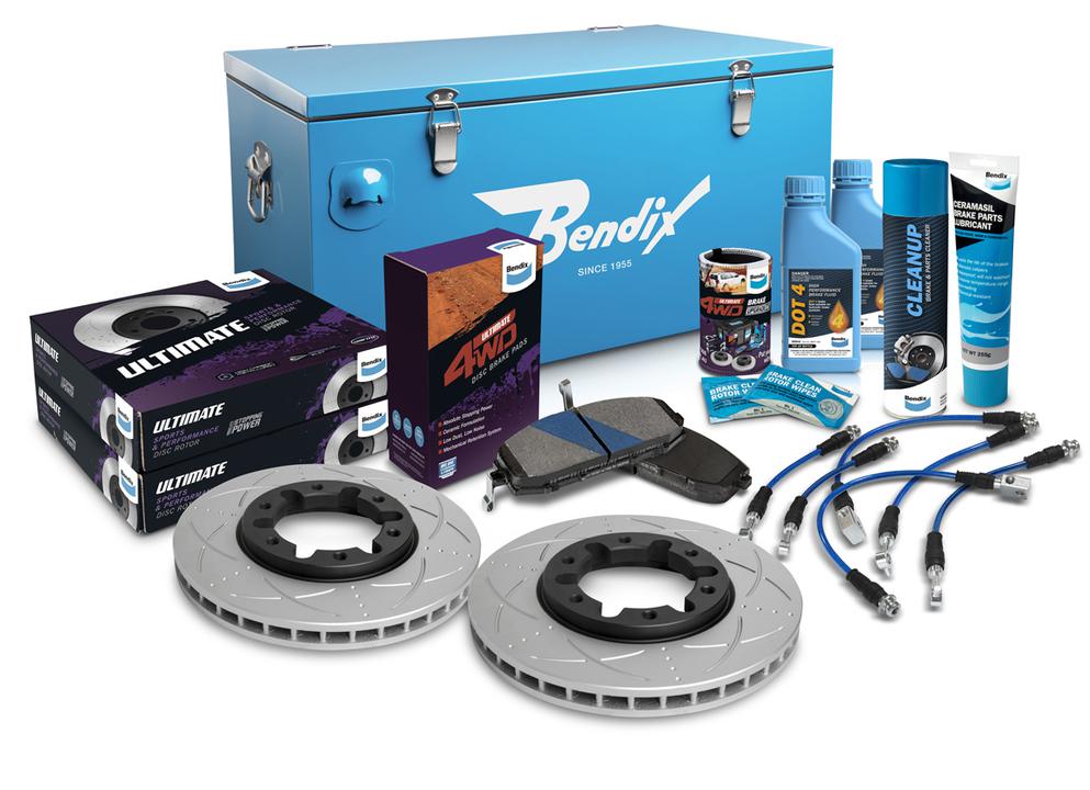 Bendix Ultimate 4x4 Brake Upgrade Kit Front U4WD-BUK18