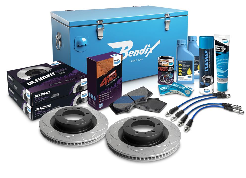 Bendix Ultimate 4x4 Brake Upgrade Kit Front (Suits 2"" Lift) U4WD-BUK19+2