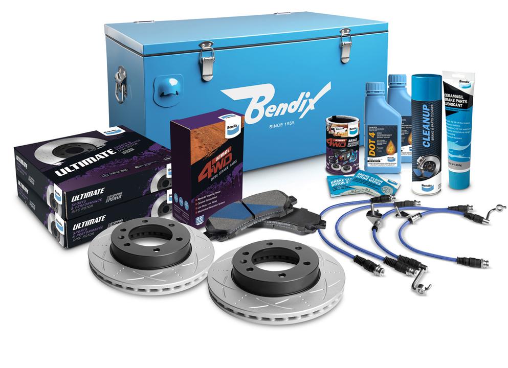 Bendix Ultimate 4x4 Brake Upgrade Kit Front (Suits 2"" Lift) U4WD-BUK31+2