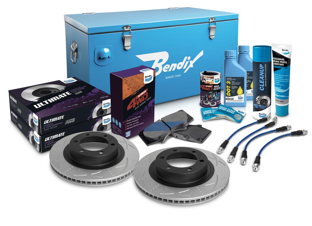 Bendix Ultimate 4x4 Brake Upgrade Kit Front (Suits 2"" Lift) U4WD-BUK33+2