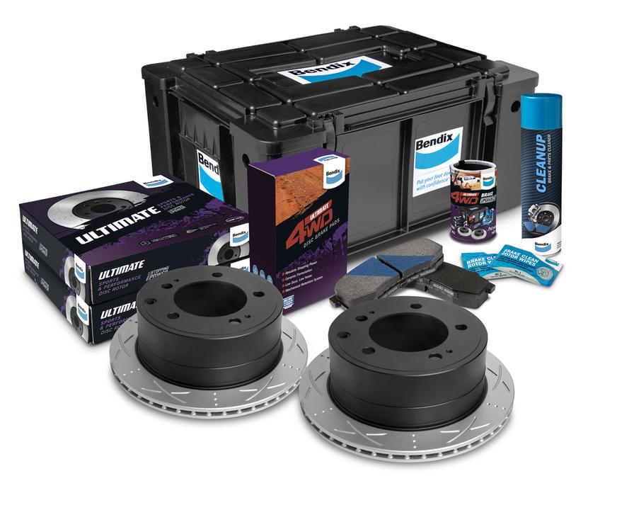 Bendix Ultimate 4x4 Brake Upgrade Kit Rear U4WD-BUK34