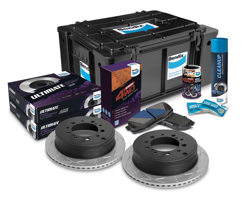 Bendix Ultimate 4x4 Brake Upgrade Kit Rear U4WD-BUK35
