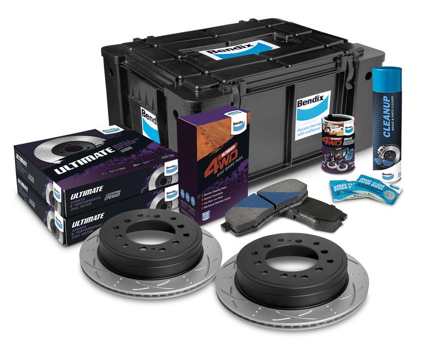 Bendix Ultimate 4x4 Brake Upgrade Kit Rear U4WD-BUK41