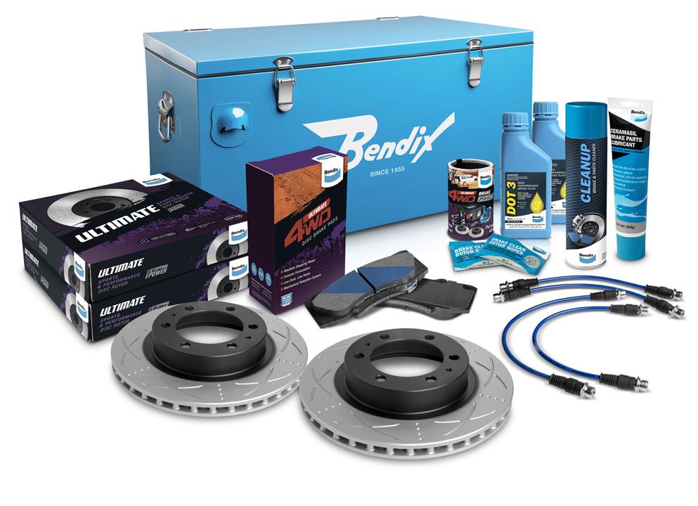 Bendix Ultimate 4x4 Brake Upgrade Kit Front (Suits 2"" Lift) U4WD-BUK4+2