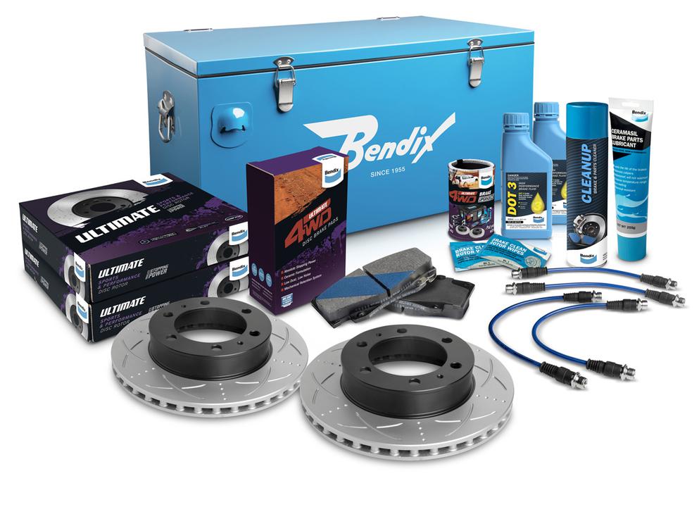 Bendix Ultimate 4x4 Brake Upgrade Kit Front U4WD-BUK6