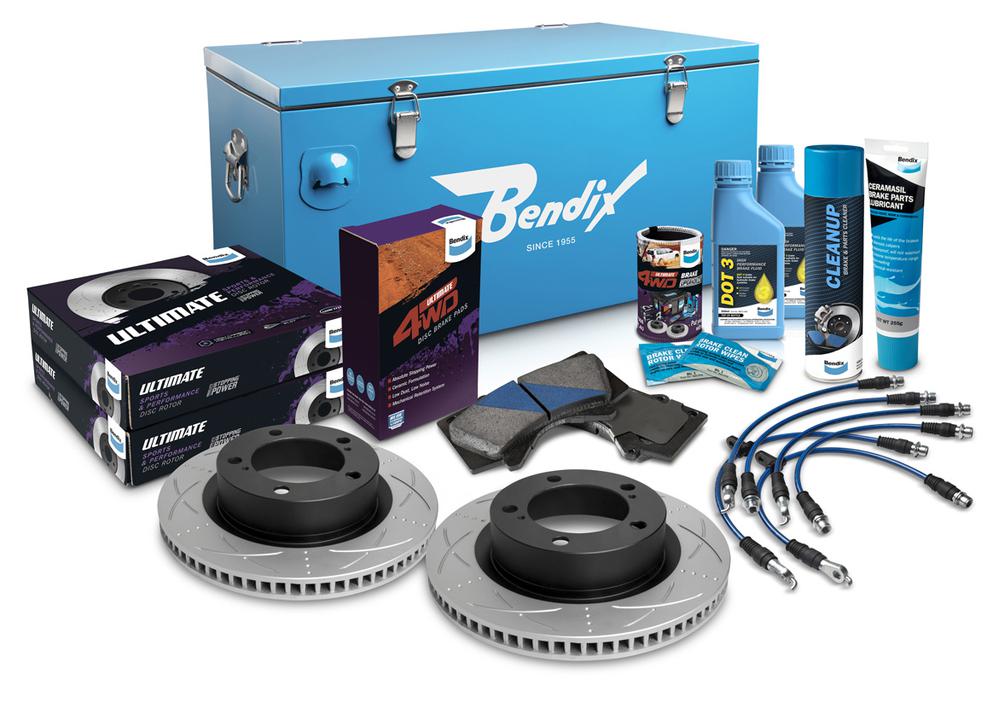Bendix Ultimate 4x4 Brake Upgrade Kit Front (Suits 2"" Lift) U4WD-BUK61+2