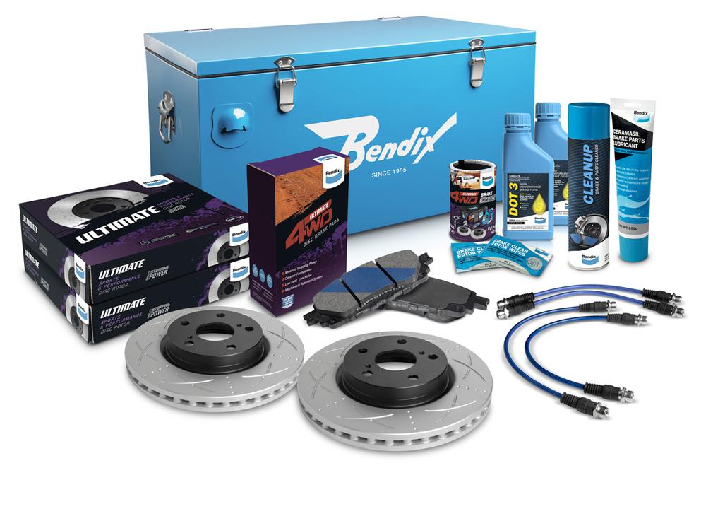 Bendix Ultimate 4x4 Brake Upgrade Kit Front (Suits 2"" Lift) U4WD-BUK8+2