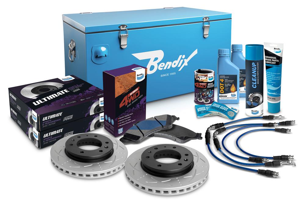 Bendix Ultimate 4x4 Brake Upgrade Kit Front (Suits 2"" Lift) U4WD-BUK9+2