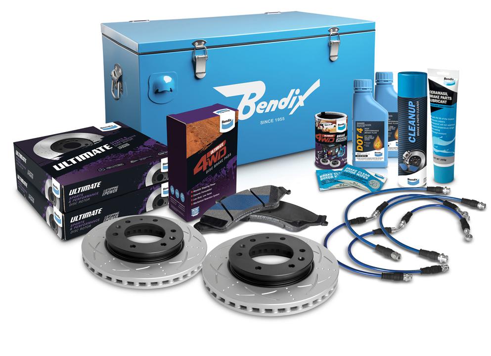 Bendix Ultimate 4x4 Brake Upgrade Kit Front (Suits 4"" Lift) U4WD-BUK9+4