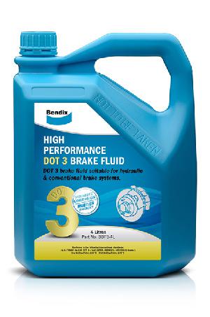 Bendix High Performance Brake Fluid DOT 3 4L BBF3-4L