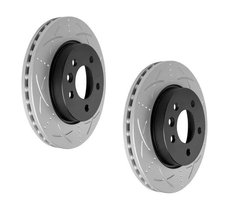Bendix Ultimate Slotted & Dimpled Brake Rotor Single 303mm Front BR2238
