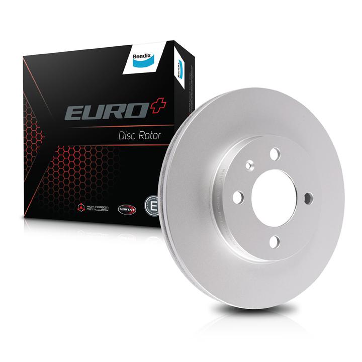 Bendix EURO+ Brake Rotor Single 256mm Front BR446 EURO+