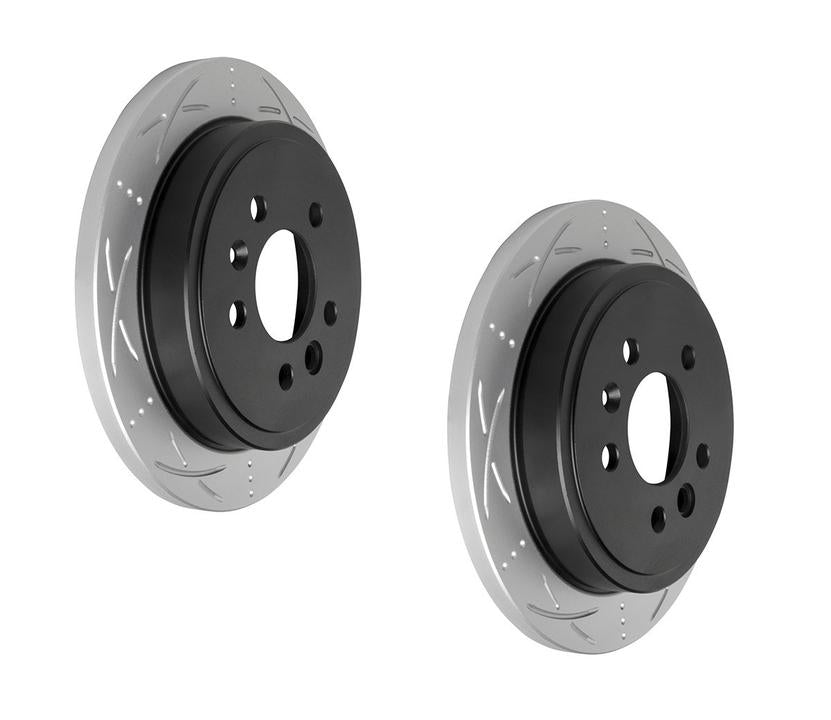Bendix Ultimate Slotted & Dimpled Brake Rotor Pair 287mm Rear BR503