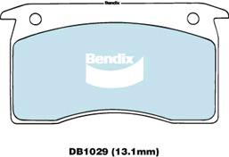 Bendix General CT Brake Pad Set Front DB1029 GCT