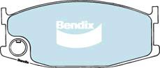 Bendix General CT Brake Pad Set Front DB1057 GCT