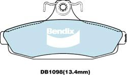 Bendix General CT Brake Pad Set Rear DB1098 GCT