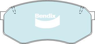 Bendix General CT Brake Pad Set Front DB1141 GCT