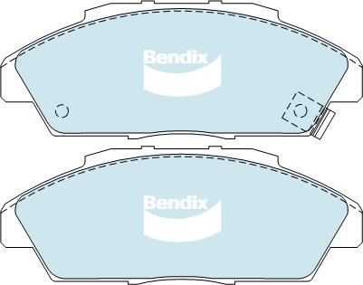 Bendix Heavy Duty Brake Pad Set Front DB1172 HD