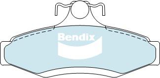 Bendix General CT Brake Pad Set Rear DB1204 GCT