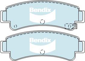 Bendix General CT Brake Pad Set Rear DB1211 GCT