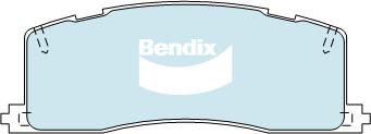 Bendix Heavy Duty Brake Pad Set Rear DB1213 HD