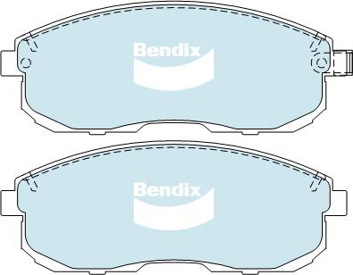 Bendix General CT Brake Pad Set Front DB1232 GCT