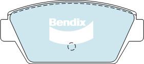 Bendix General CT Brake Pad Set Rear DB1240 GCT
