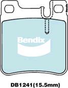 Bendix EURO Brake Pad Set Rear DB1241 EURO+