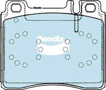 Bendix General CT Brake Pad Set Front DB1284 GCT
