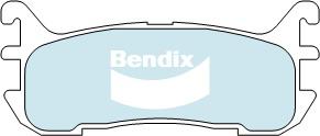 Bendix Protrans Brake Pad Set Rear DB1291 PR