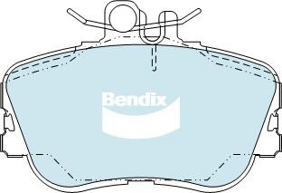 Bendix EURO Brake Pad Set Front DB1295 EURO+