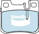 Bendix EURO Brake Pad Set Rear DB1296 EURO+