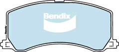 Bendix General CT Brake Pad Set Front DB1304 GCT