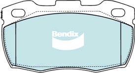 Bendix 4x4 Brake Pad Set Front DB1305 -4WD
