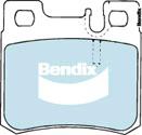 Bendix EURO Brake Pad Set Rear DB1321 EURO+