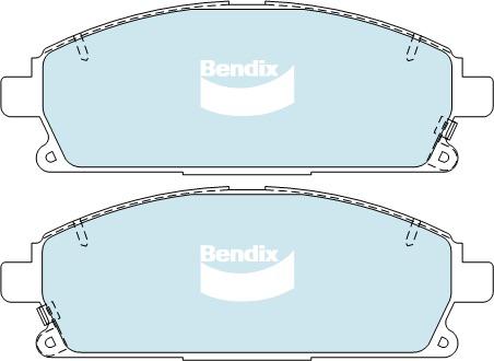 Bendix Heavy Duty Brake Pad Set Front DB1333 HD