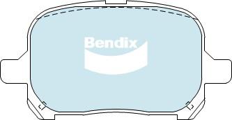 Bendix Heavy Duty Brake Pad Set Front DB1345 HD