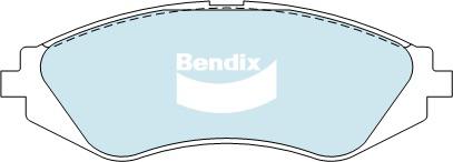 Bendix Heavy Duty Brake Pad Set Front DB1347 HD