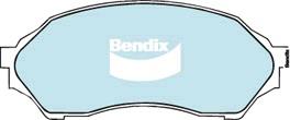 Bendix General CT Brake Pad Set Front DB1358 GCT