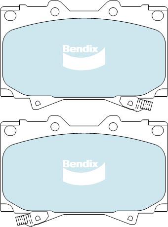 Bendix Ultimate 4WD Brake Pad Set Front DB1365 ULT4WD