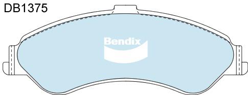 Bendix Ultimate Brake Pad Set Front DB1375 ULT