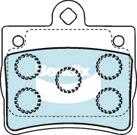 Bendix Heavy Duty Brake Pad Set Rear DB1418 HD