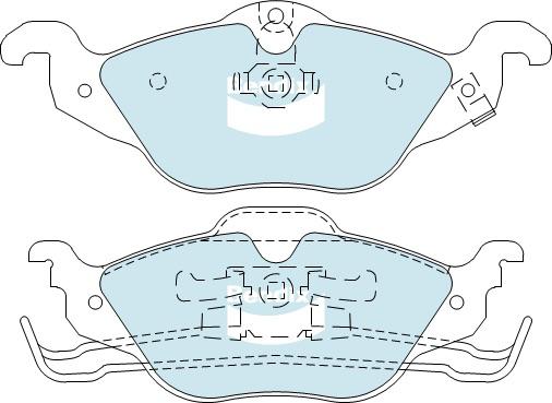 Ferodo Brake Pad Set DB1258TA