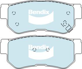 Bendix General CT Brake Pad Set Rear DB1451 GCT