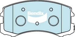 Bendix General CT Brake Pad Set Front DB1455 GCT